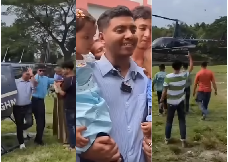 Nepalac se vratio iz Dubrovnika u domovinu: Unajmio helikopter, dočekalo ga cijelo selo