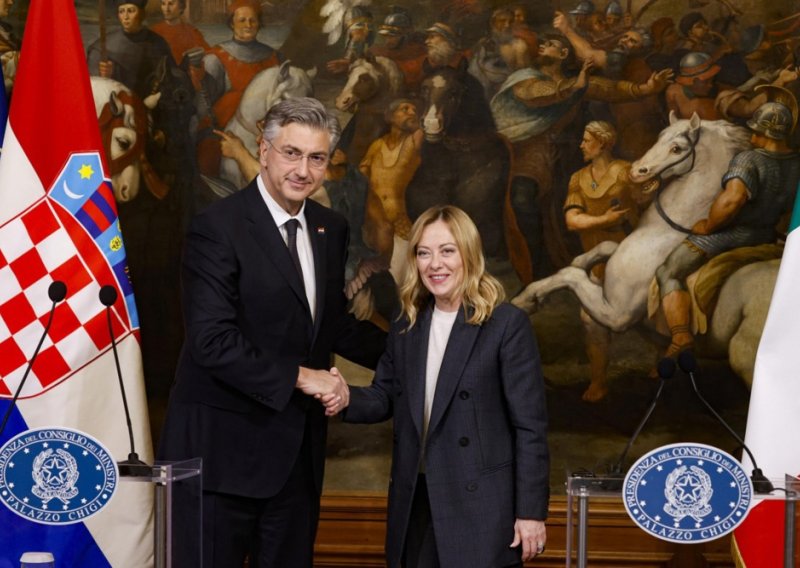 Plenković i Meloni u Rimu: Želja je jačati obrambenu suradnju