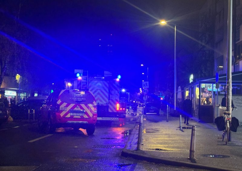 Požar u Trakošćanskoj ulici u Zagrebu