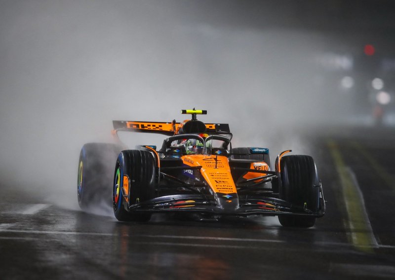 Lando Norris najbrži u kišnim kvalifikacijama u Las Vegasu; Ferrari doživio novu katastrofu