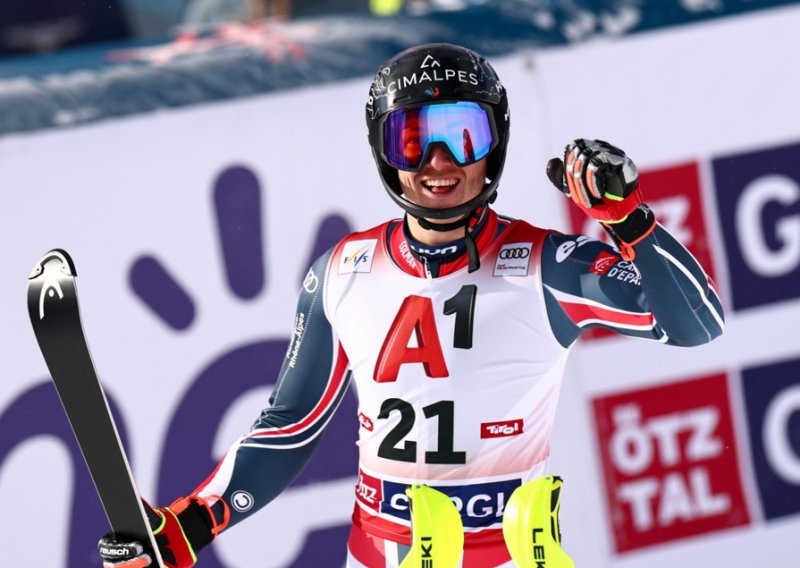 Senzacionalna završnica slaloma; Francuz sa startnim brojem 21 stigao do prve pobjede u karijeri