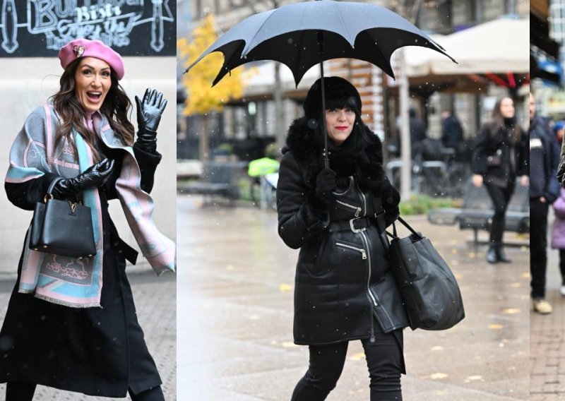 Usprkos hladnoći i snijegu: Pogledajte tko je od poznatih prošetao zagrebačkom špicom