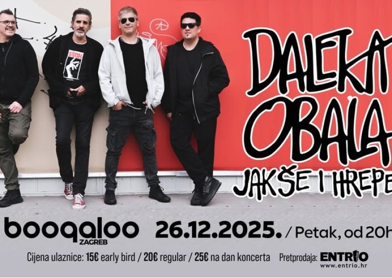 Poklanjamo ulaznice za koncertnu poslasticu za sam kraj godine - Daleka obala Jakše i Hrepe u klubu Boogaloo