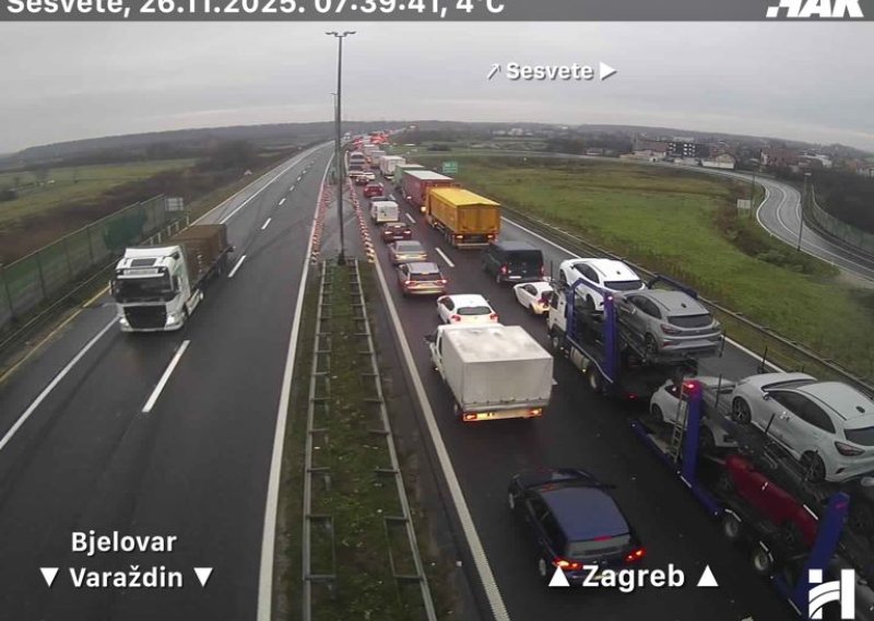 Kolona u smjeru Zagreba duga je četiri kilometra: Gusto je i na zagrebačkoj obilaznici