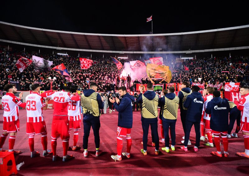 Velika pobjeda Crvene zvezde u Europi; imala je igrača manje od 27. minute