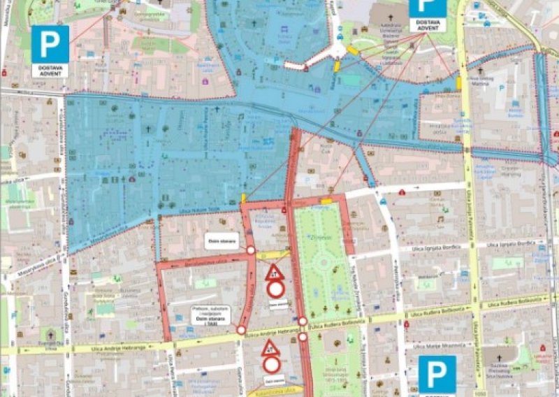 Počinje Advent u Zagrebu: Pogledajte regulaciju prometa do 7. siječnja