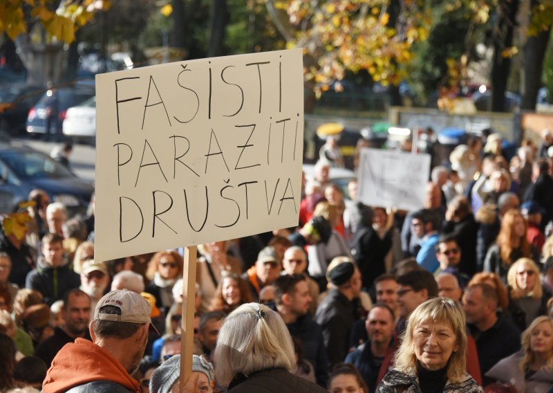 Prosvjedi 'Ujedinjeni protiv fašizma' razjedinili društvo? 'Gledamo ljude u crnom...'