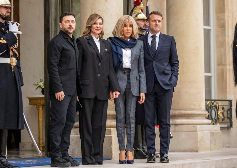 Moćni stajlinzi prvih dama: Brigitte Macron i Olena Zelenska odmjerile modne snage