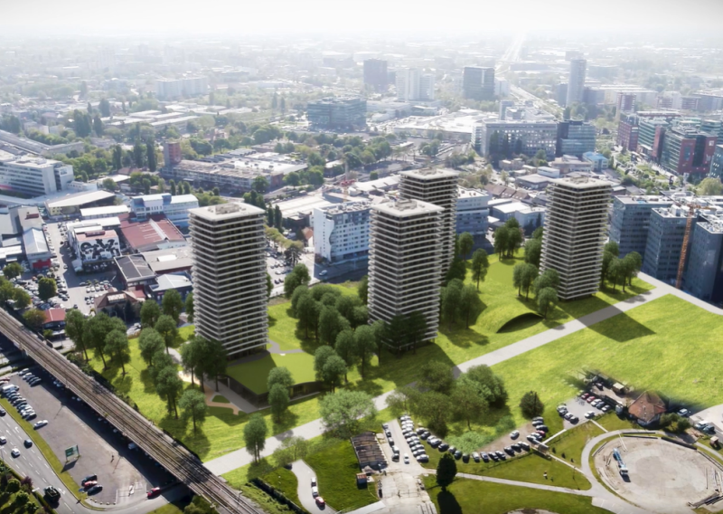 Mega-projekt u Zagrebu: Kreće gradnja prvog od četiri nebodera, imat će po 23 kata i 616 luksuznih stanova