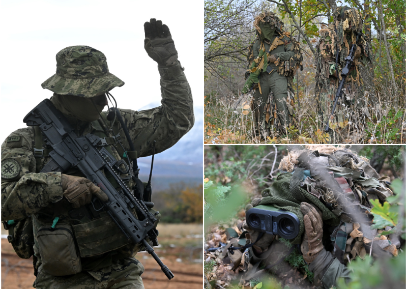 FOTO Pogledajte kako je izgledao selekcijski kamp za vojno-obavještajnu satniju OSRH