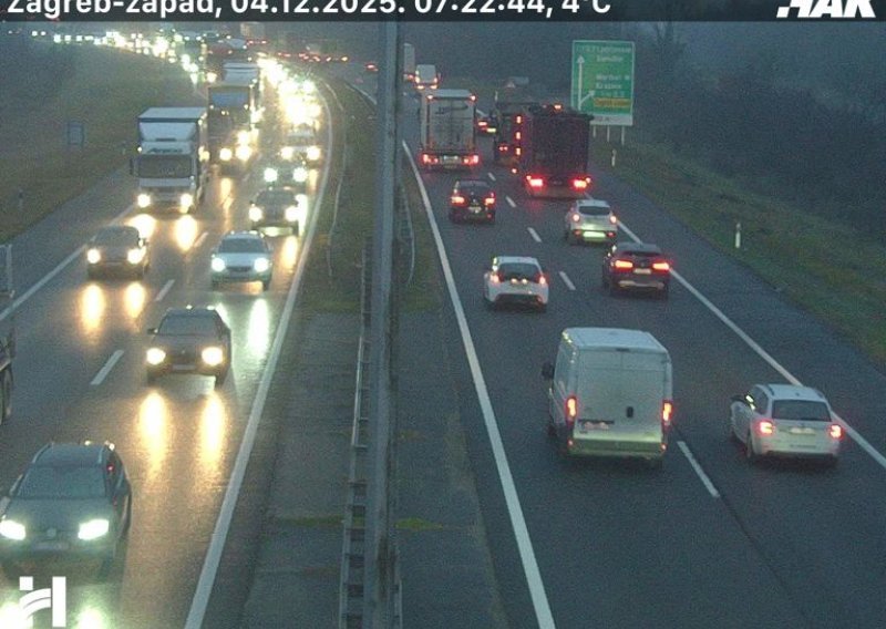 HAK apelira na strpljenje: Kolone i zastoji na zagrebačkoj obilaznici i Istarskom ipsilonu