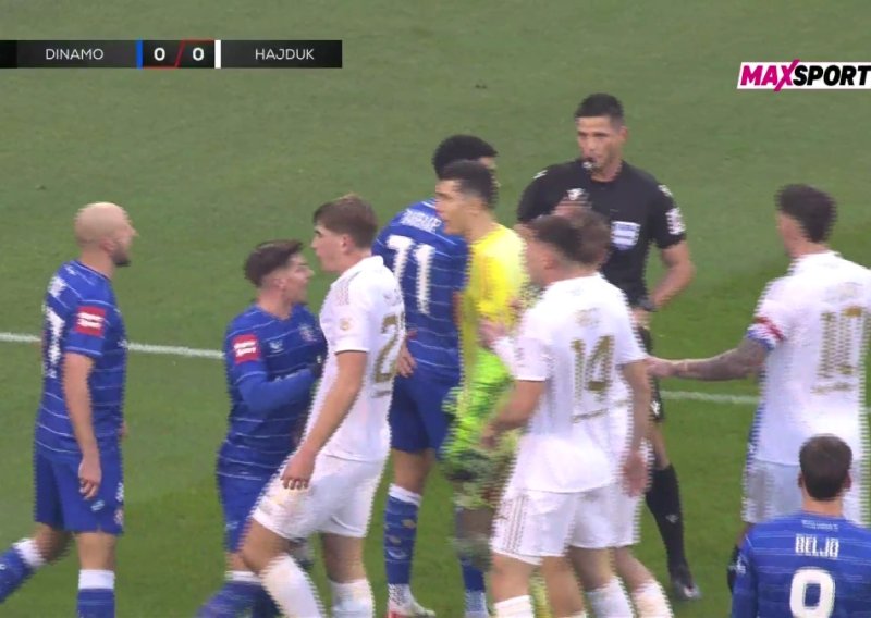 Pogledajte kako je Bennacer pao i tražio penal. Dobio je žuti karton, a onda je došlo do nagurivanja