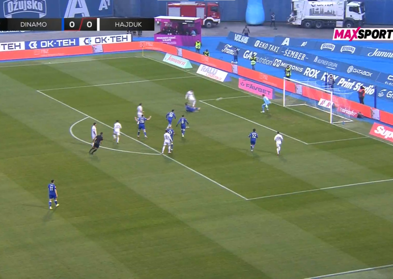 Hajduk imao obećavajuću šansu, a onda je mladi Mikić spasio Dinamo; pogledajte situaciju