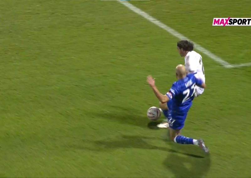 Mišić grubo nasrnuo na Krovinovića; pogledajte faul koji je razljutio hajdukovce