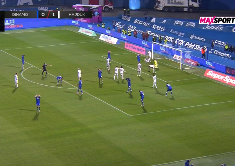 Ludnica pred Hajdukovim golom; evo što su Bijeli preživjeli na kraju utakmice