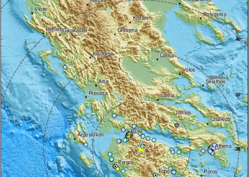 Poznato grčko zimovalište pogodio potres