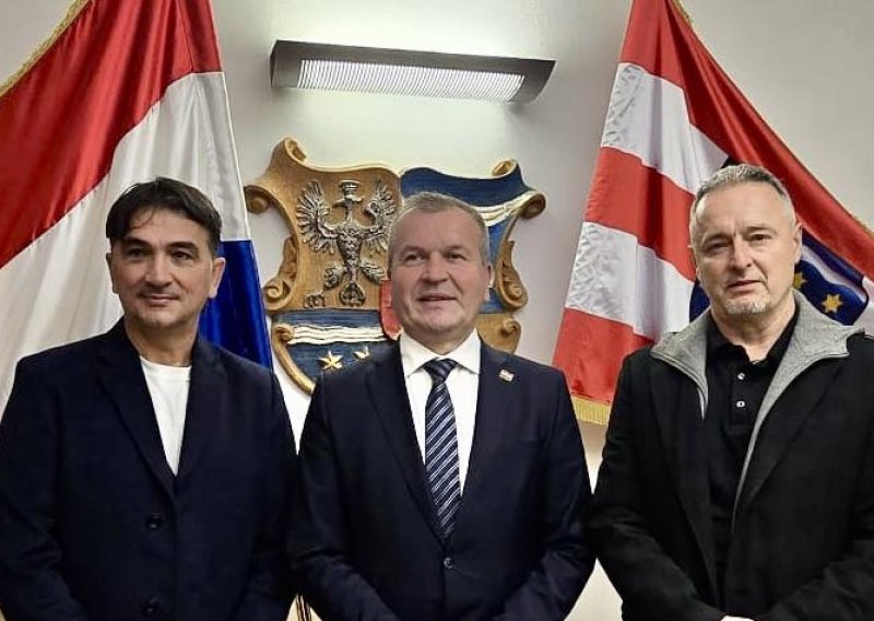 FOTO Varaždinski župan u Palači ugostio Thompsona i Zlatka Dalića