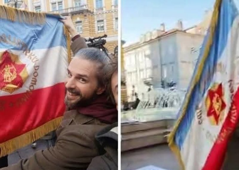 Obersnel: 'Ja sam je donio na marš! To nije jugoslavenska, već zastava SUBNOR-a!'