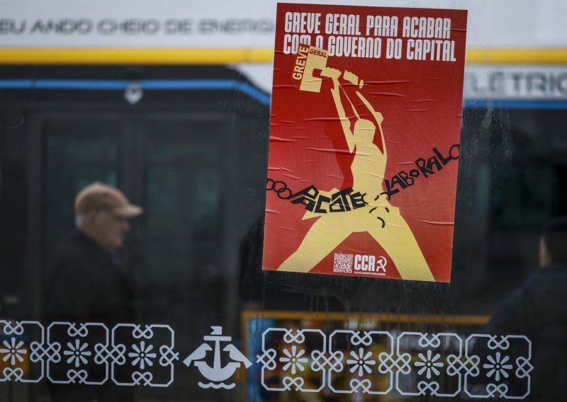 Opći štrajk paralizirao Portugal: Ne voze vlakovi, otkazane operacije i ne rade škole