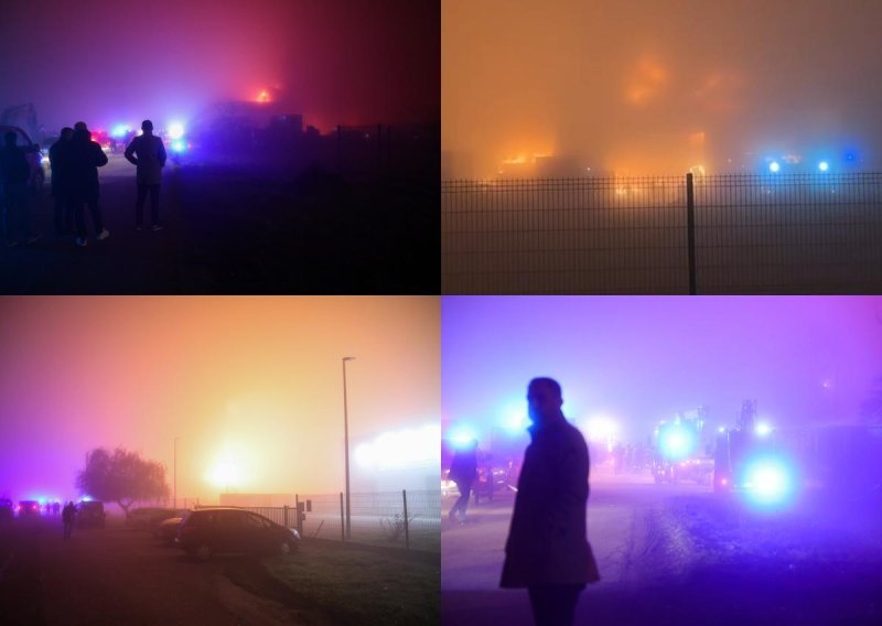 Veliki požar u pogonu CIAK-a pokraj Zaboka: 'Gusti dim se širi, zatvorite prozore'
