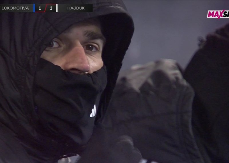 Hajduk se mučio s Lokomotivom, a kamera je snimila Marka Livaju na klupi