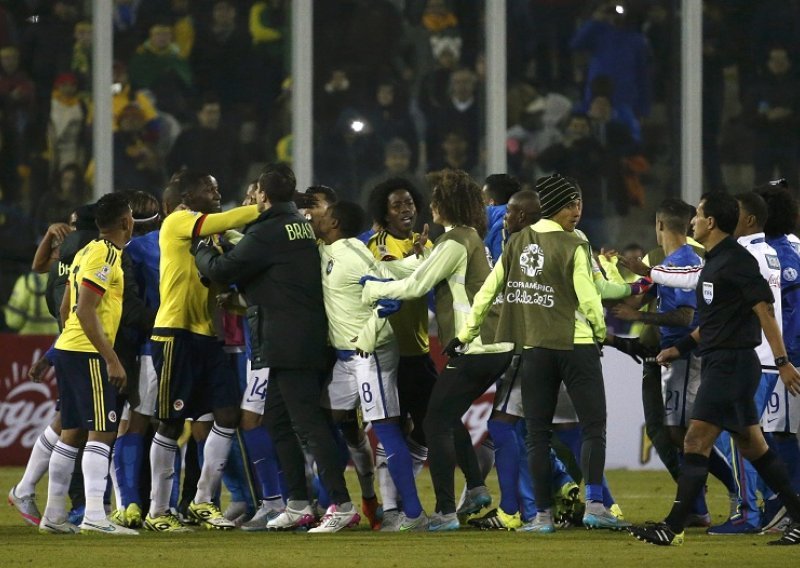 Neymar izazvao tučnjavu nakon dvoboja Brazila i Kolumbije