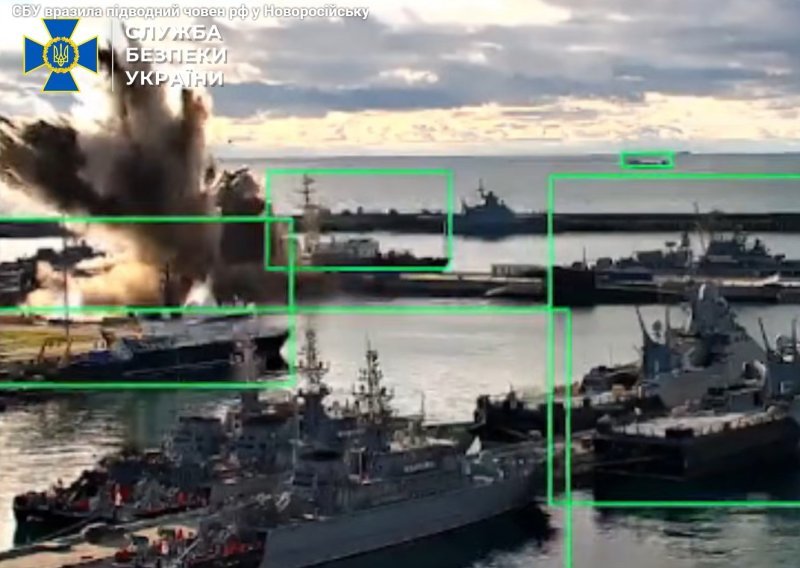 VIDEO Udar na 'Crnu rupu': Ukrajinski Sub Sea Baby uništio rusku podmornicu
