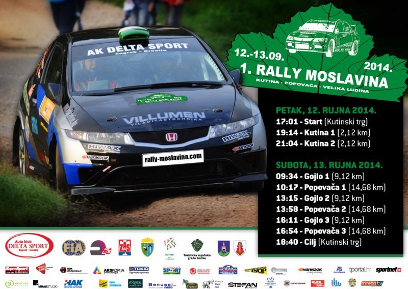 Moslavina očekuje najbolje rally posade!