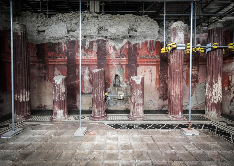 U vili kod Pompeja otkrivene nove freske s izvanrednim detaljima i bojama