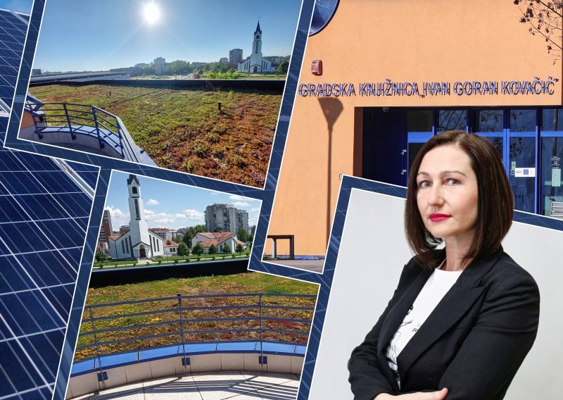 Ova knjižnica postaje pionir održivosti u Hrvatskoj: Prva će dobiti biosolarni krov