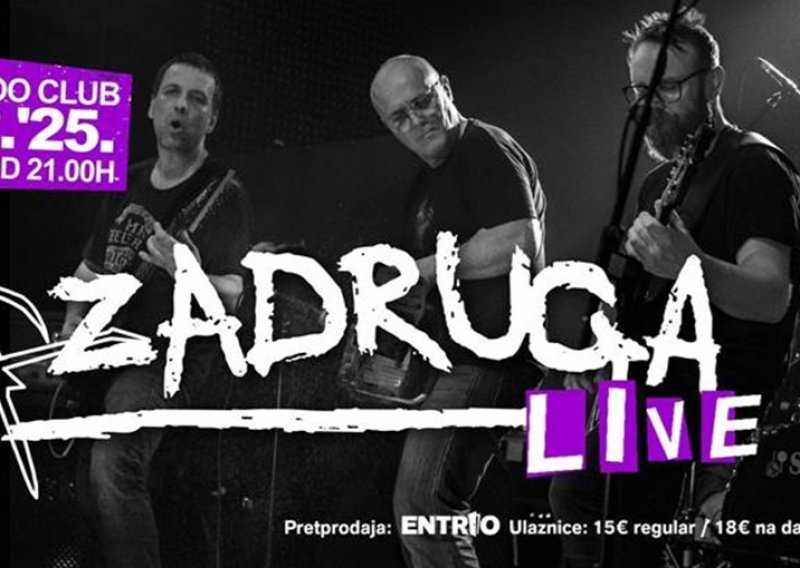 Vodimo vas u Boogaloo na odličnu rock svirku Zadruge