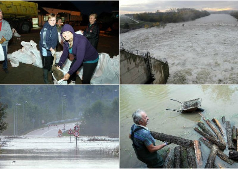 Stotinu ljudi brani Goričan s tek pet lopata i par kubika pijeska