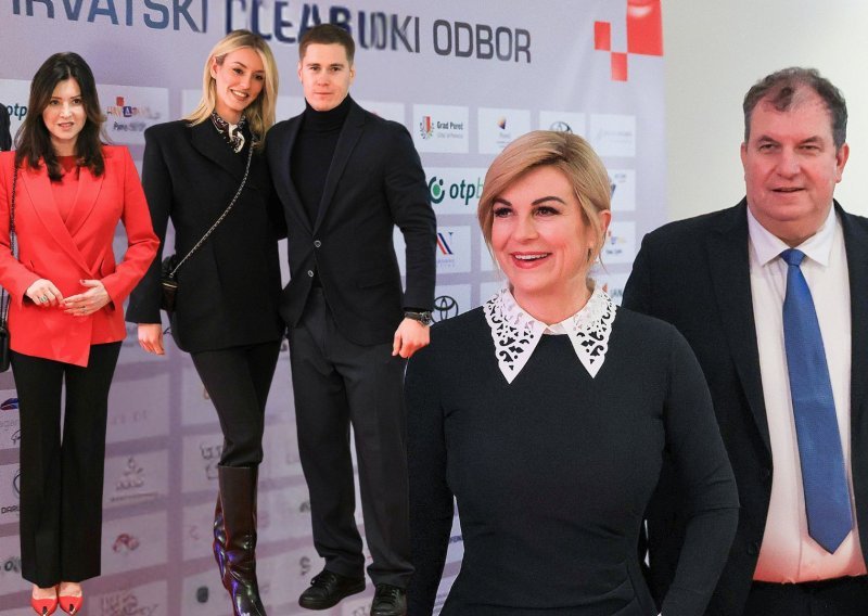 Kolinda i Jakov, Filip Zubčić sa zaručnicom... Bila je to večer za pamćenje