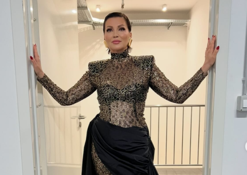 Blagdanski glamur Nine Badrić: U raskošnoj haljini nikoga ne ostavlja ravnodušnim