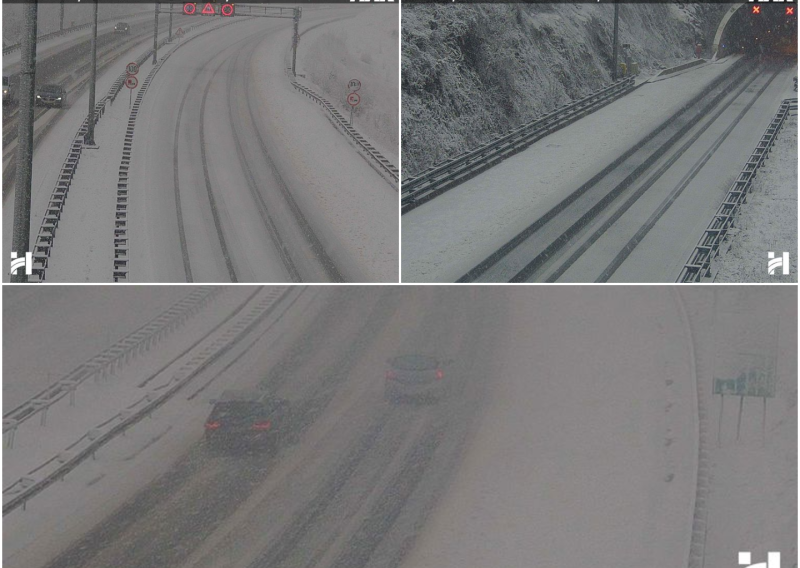 Gust snijeg pada diljem Hrvatske, DHMZ upozorio: Moguće su mećave i zapusi