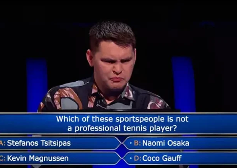 Natjecatelja u Milijunašu zbunilo jednostavno sportsko pitanje: Znate li odgovor?