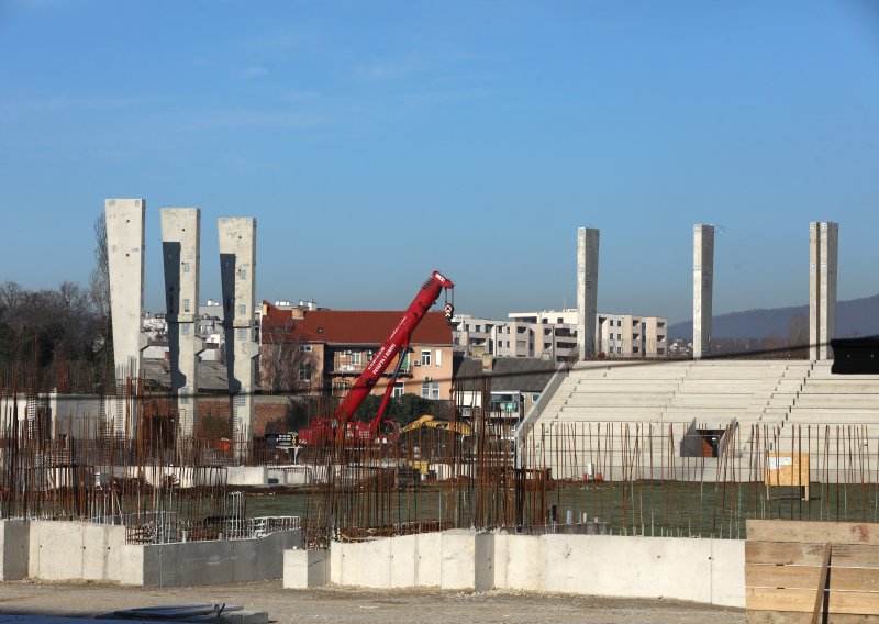 Novi stadion se itekako nazire: Pogledajte kako napreduju radovi u Kranjčevićevoj