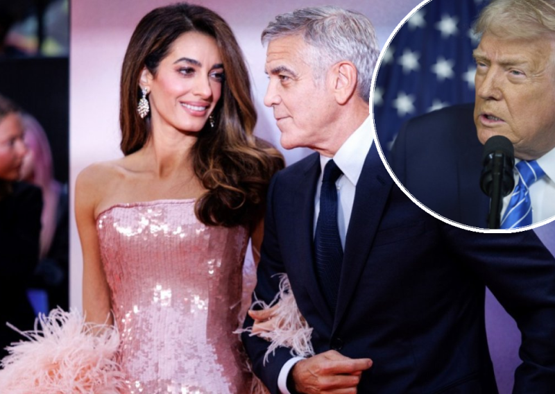 Trump napao Clooneyeve: George i supruga Amal su ga razočarali, glumac reagirao
