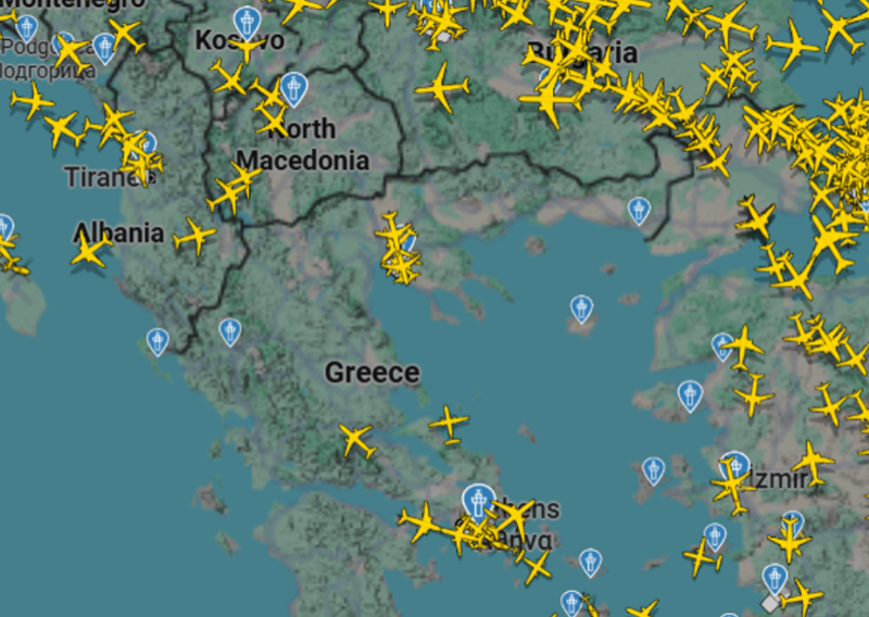 Zračni prostor iznad Grčke potpuno zatvoren, objavljeni novi detalji