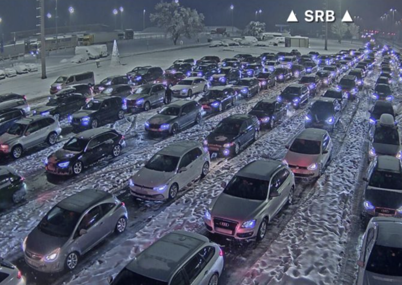 Pogledajte stanje na prometnicama diljem zemlje: Snijeg, vjetar prometna nesreća...