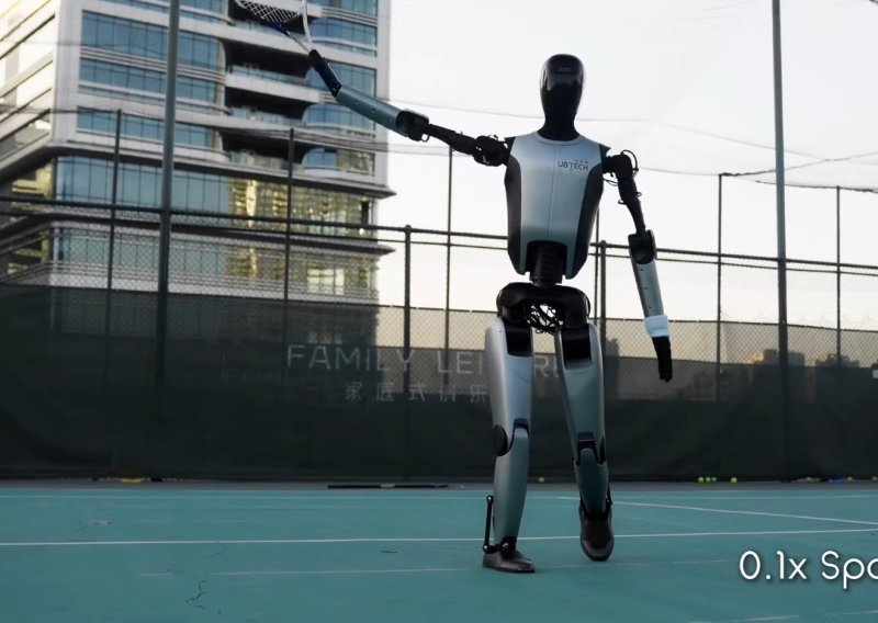 S ovim humanoidnim robotom možete odigrati partiju tenisa