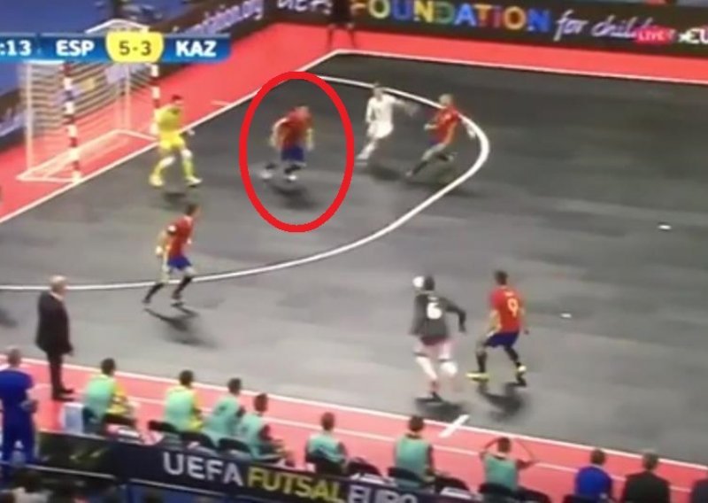 Španjolski futsal majstor na Euru promašio nemoguće!