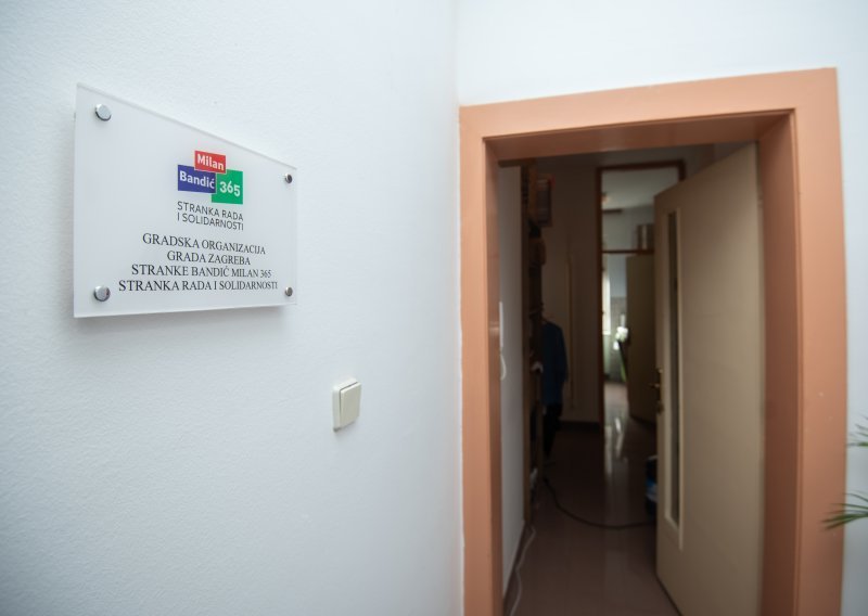 Imovina stranke Bandić Milan 365 u stečaju pala na 2384 eura