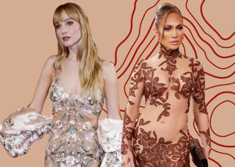 Dvije Jennifer, dvije 'gole' haljine: Slavne imenjakinje 'zapalile' su crveni tepih