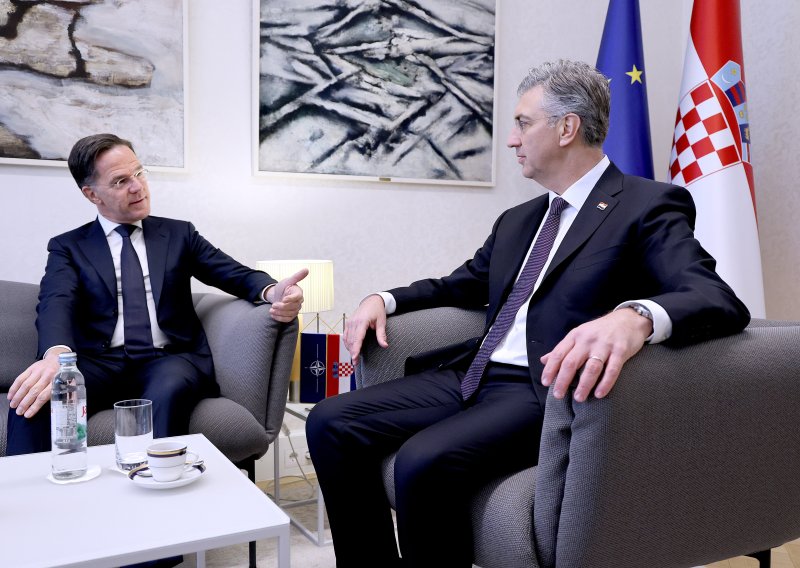 Sastali se Rutte i Plenković: Glavni tajnik NATO-a nije mogao izbjeći pitanja o Grenlandu