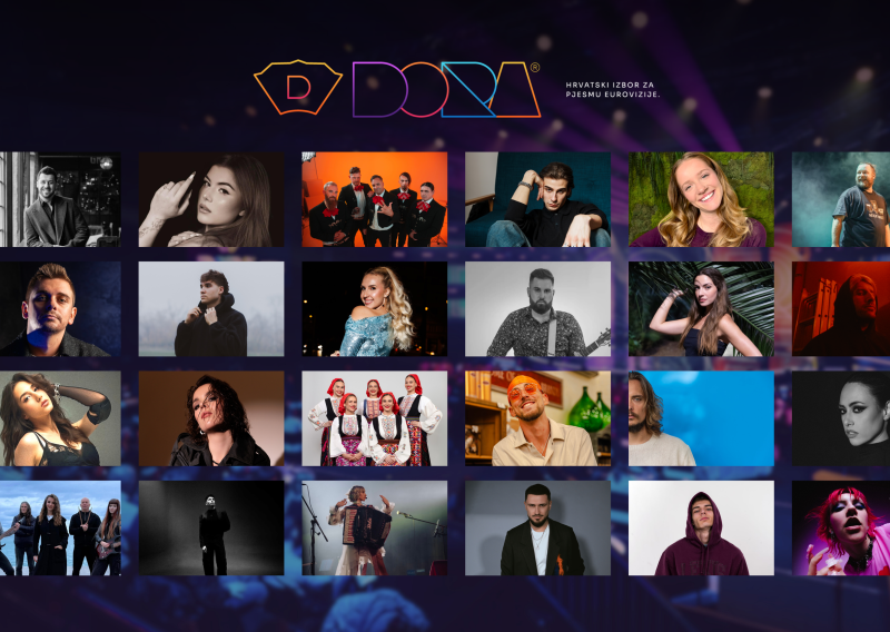 HRT sutra otkriva redoslijed nastupa i datume polufinala i finala Dore 2026.