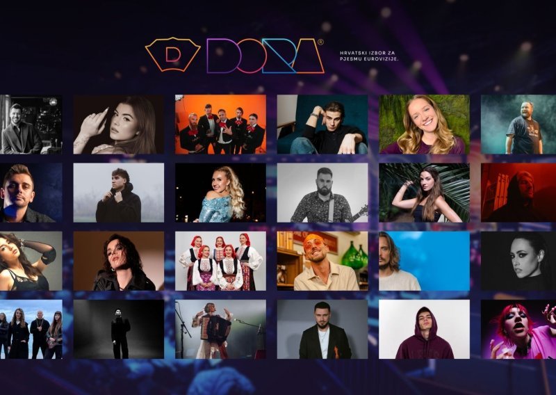 Poznat je redoslijed nastupa na Dori: Evo tko otvara natjecanje, a tko pjeva na 'petak 13-i'