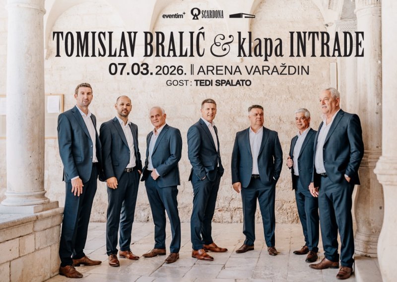 Tomislav Bralić i klapa Intrade u varaždinsku Arenu donose glazbeni doživljaj za dušu
