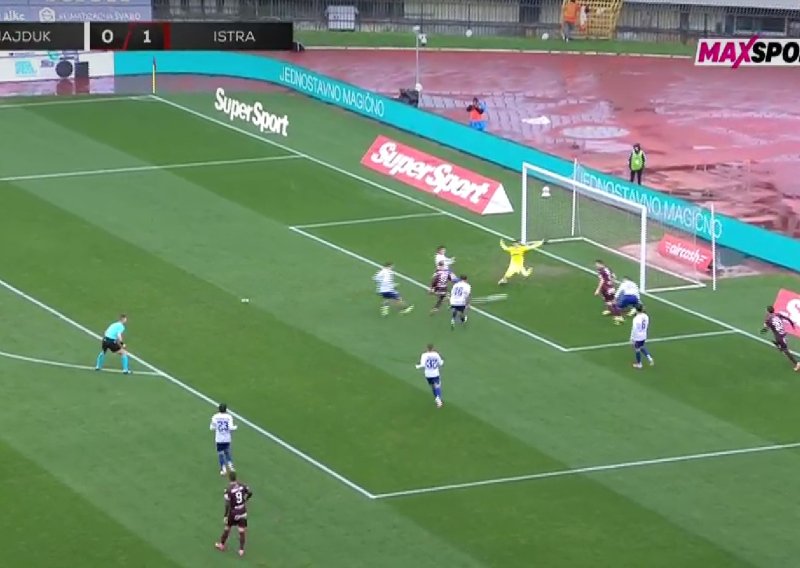 Pogledajte kako je Istra zabila još jedan gol na Poljudu
