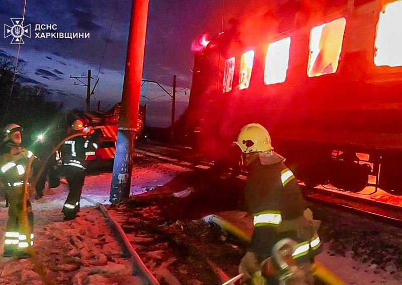 Ruski dron pogodio vlak u istočnoj Ukrajini, ima poginulih: 'Nema vojnog opravdanja'